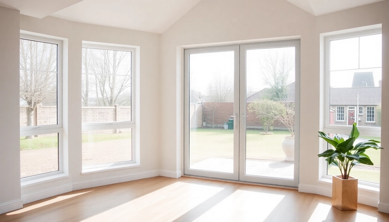 Enhance your space with energy-efficient windows in Manchester styled beautifully for natural light.