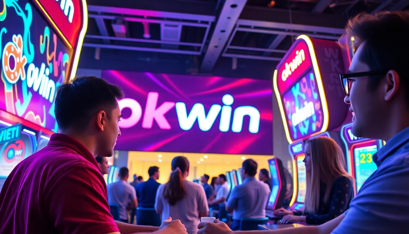 Players enjoying the exciting game experience on the ok win platform, displaying enthusiasm and engagement.