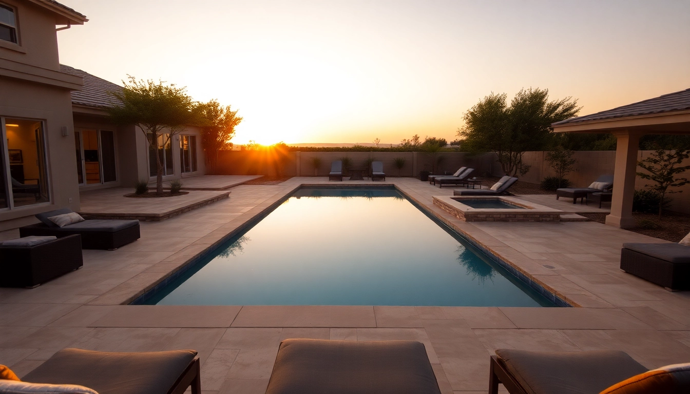 Enhance your outdoor living with stunning Hardscapes & Pools installations featuring elegant designs and inviting spaces.