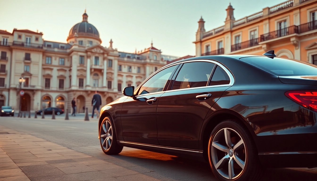 Book a professional hire car with driver Lisbon for a luxurious travel experience in the city.