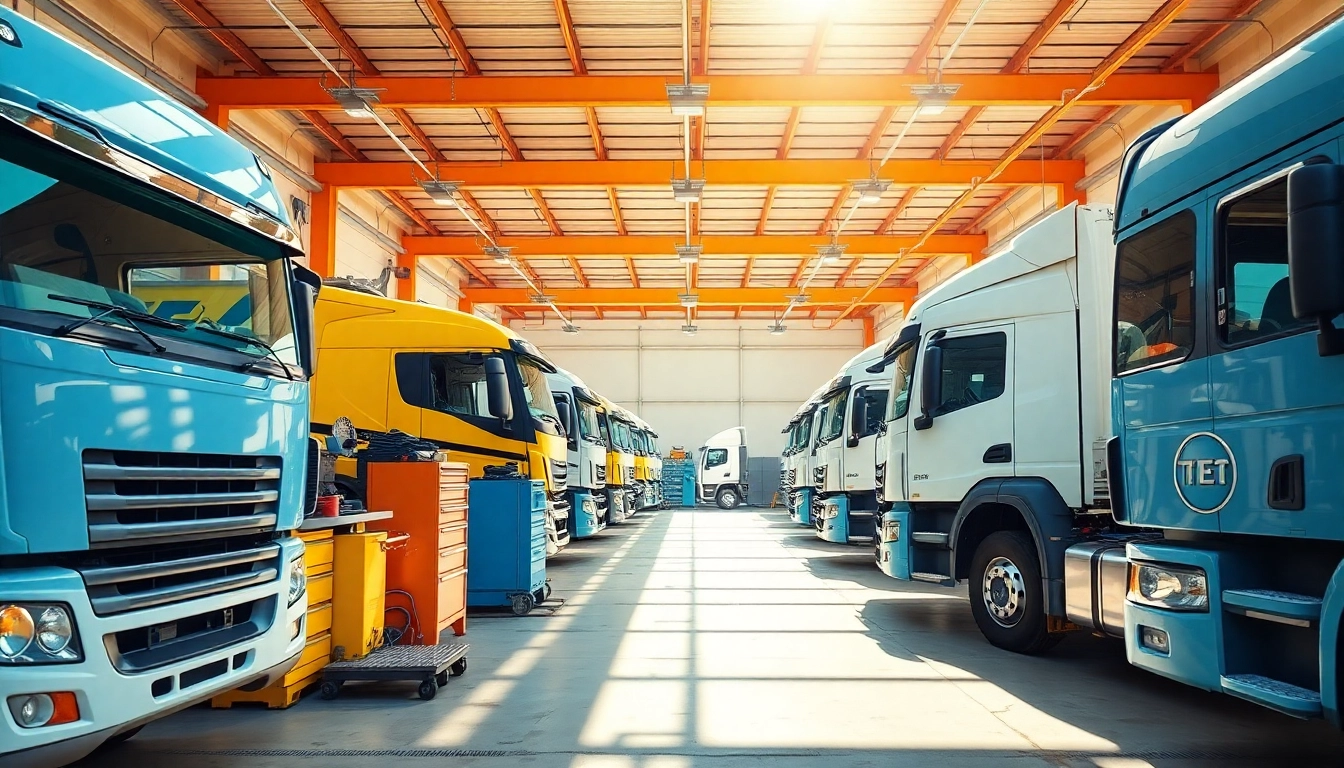 Implement preventive maintenance for fleets to ensure vehicle efficiency and safety in a well-organized garage.