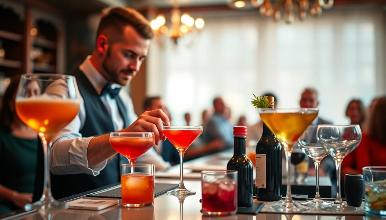 Learn to craft mesmerizing cocktails at a hands-on cocktailkurs with expert guidance.