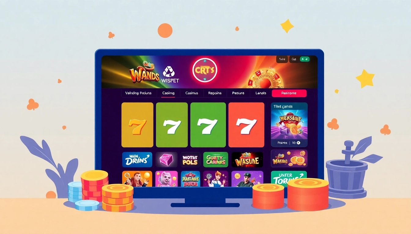 Experience an online casino zonder cruks with vibrant design and exciting game features.