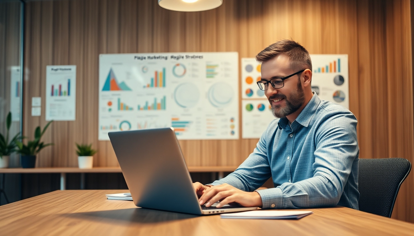 Pflegemarketing Agentur bei der Arbeit mit Marketingstrategien und Kreativitätsförderung.